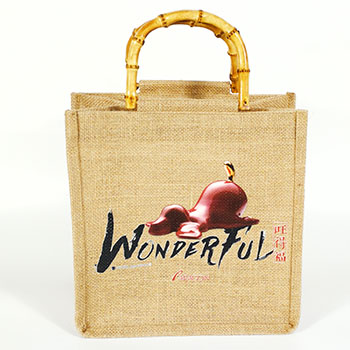 麻布購物手提袋