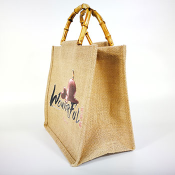 麻布購物手提袋