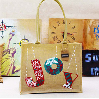 麻布購(gòu)物手提袋